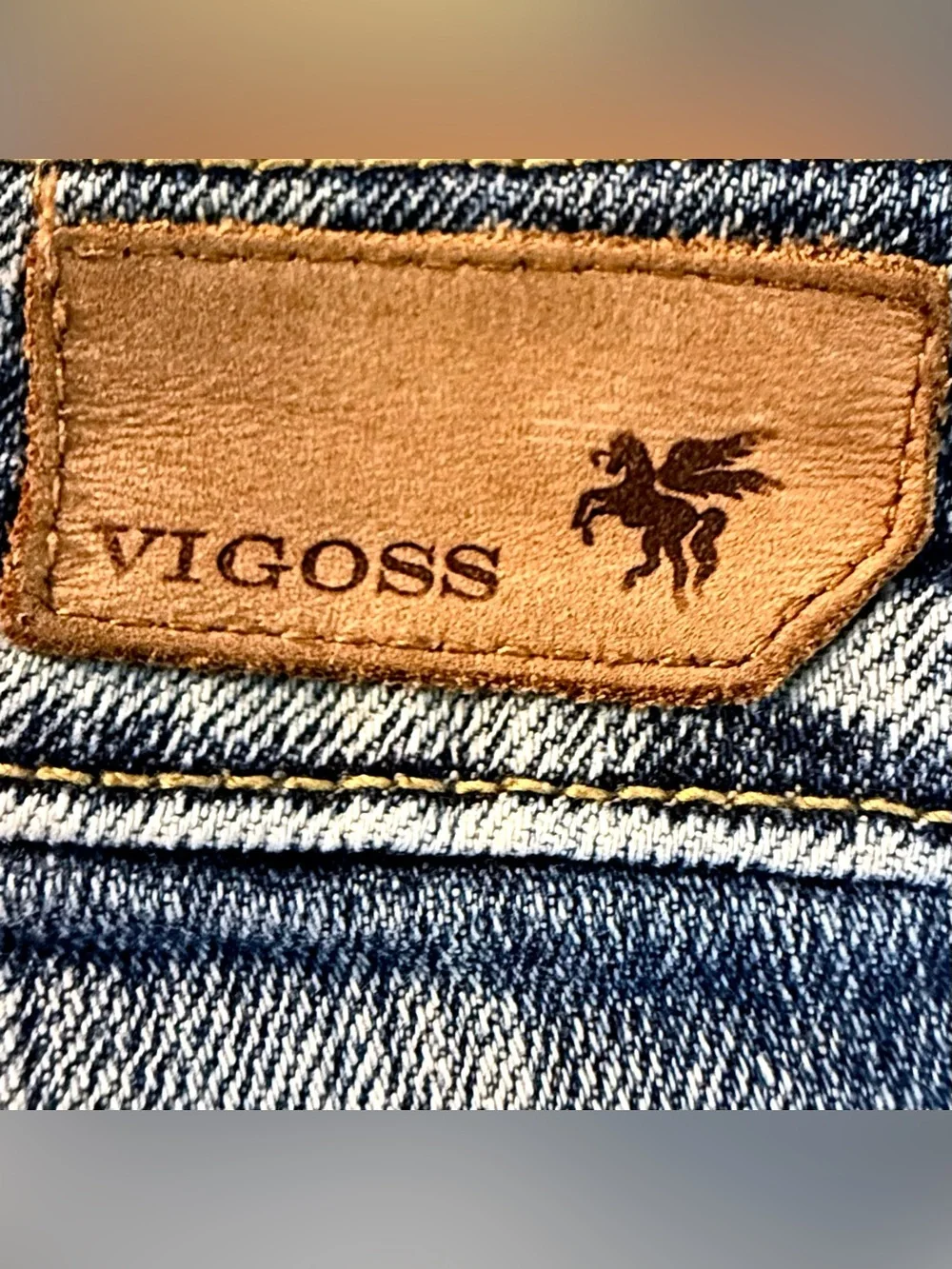 Vigoss Distressed Boot Cut Mid Rise Jeans Size 11